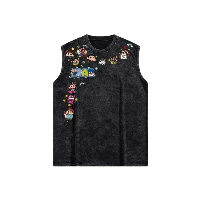 MEIKE Tank Tops Unisex Gray-0