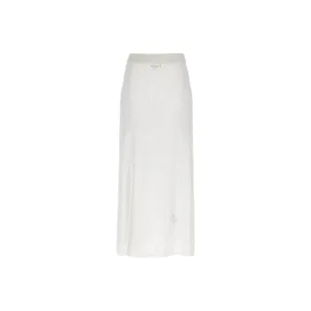 GANNI Casual Long Skirt Women's White