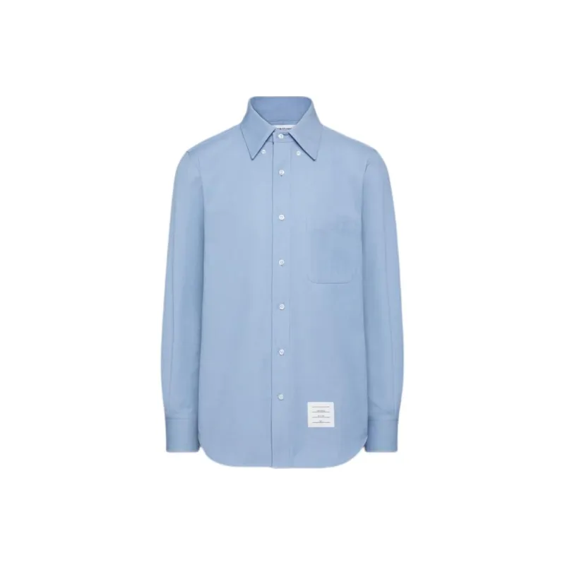 THOM BROWNE RWB stripe Denim Shirt-0