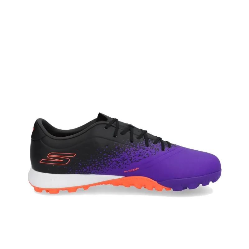 Skechers Anti Slip Wear Resistant Soccer Shoes Men's Purple Black Red-1