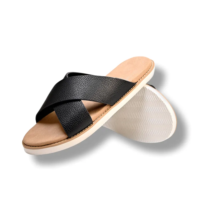Brounvanm Rubber Sole Slip Resistant Quick Dry Slide Slippers Men's-4