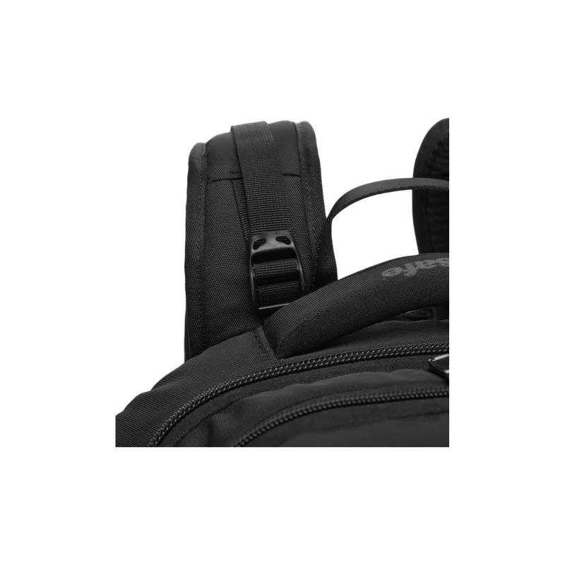 PACSAFE Recycled Polyester Backpack Unisex Black-4