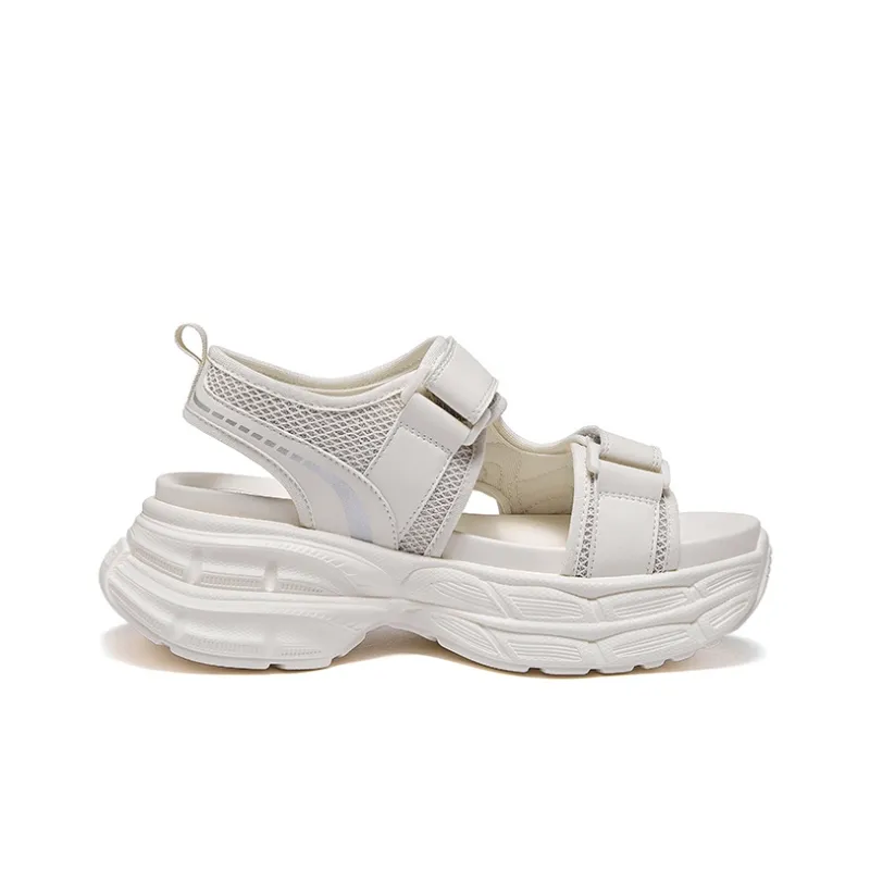 CAMEL Beach Sandals Women's Silver, Black, Beige-11