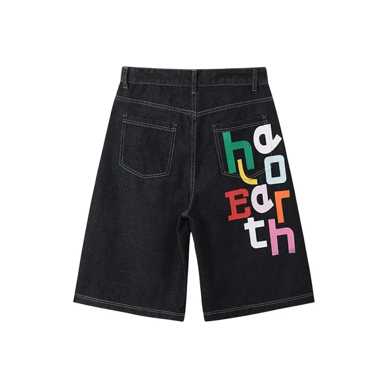 ZMHT Denim Shorts Unisex Dark Blue-1