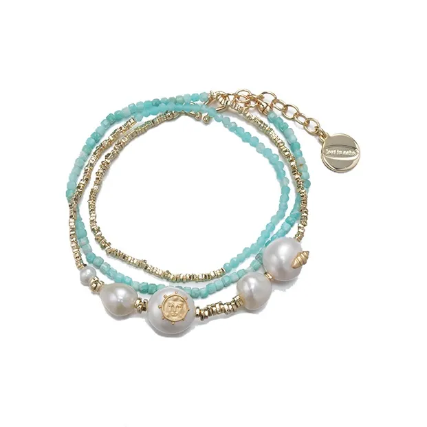Lost In Echo White Gold Plated Copper Bracelets Women's-0