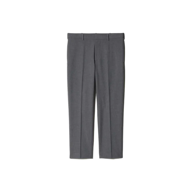 UNIQLO Suit Trousers Men Lead Gray-0