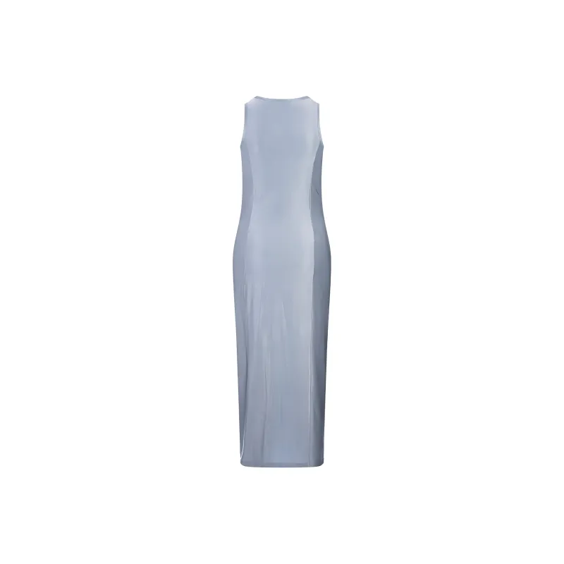 Paco Rabanne Sleeveless Ruched Pression Dress-1