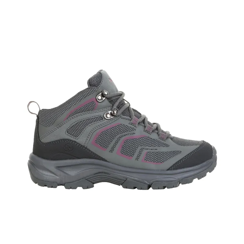NORTHSIDE Anti Slip Wear Resistant Mid Top Hiking Shoes Women's Gray-1