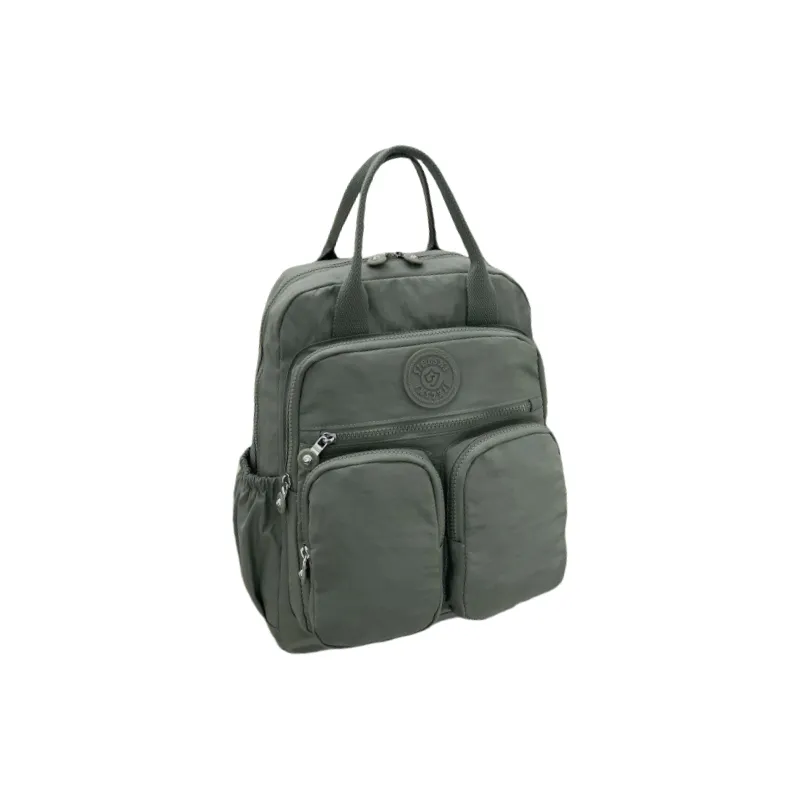 Gerlanx Nylon Fabric Backpack Unisex Multicolor-2
