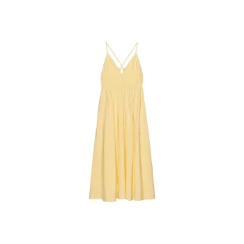 ZARA Slip Dresses Women's Yellow