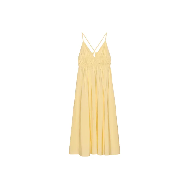ZARA Slip Dresses Women's Yellow-0