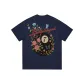 Navy Blue-Front and Back Petal Letter