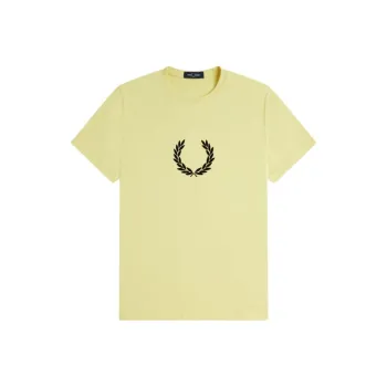 FRED PERRY T Shirt Men's Yellow