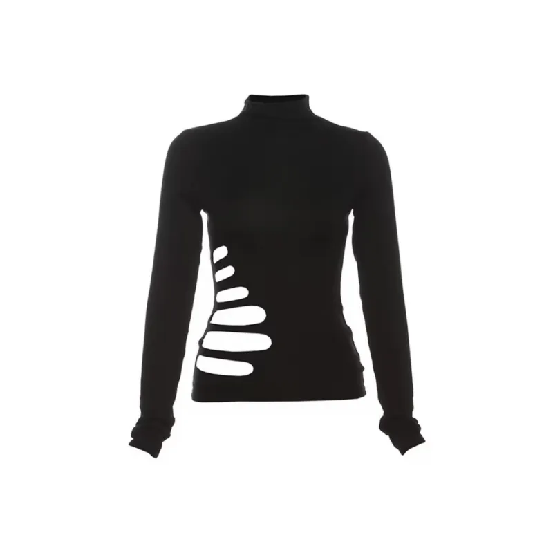 POPO.INFO T Shirts Women's Black-1