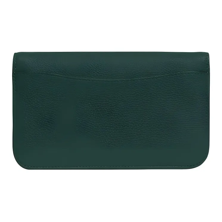 COACH Hayden Polished Pebbled Leather Shoulder Bag, Crossbody Bag Women's Dark Green-2