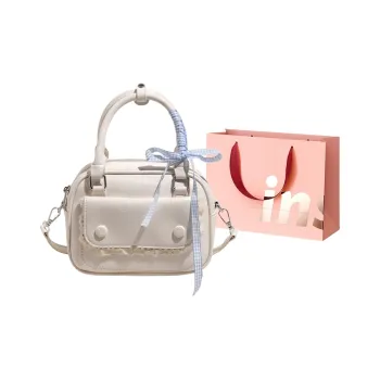 WHEELY BABY+ PU Shoulder Bag, Crossbody Bag, Handbag Women's White/Blue/Yellow/Pink/Black