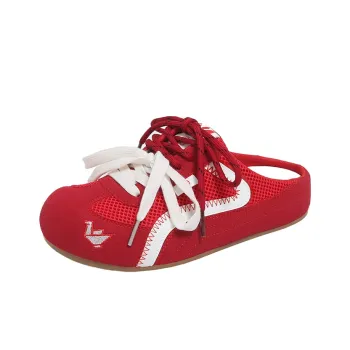 JINDUN Rubber Sole Abrasion Resistant Slip Resistant Closed Toe Slippers Women's