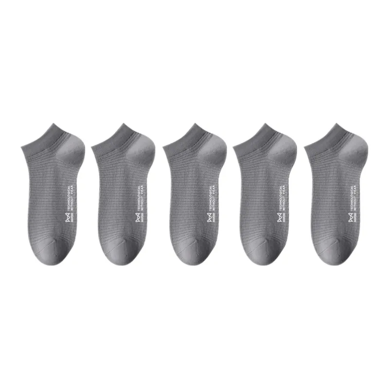 MIIOW Cool One Summer Series No Show Socks Men's 5 Pack-27