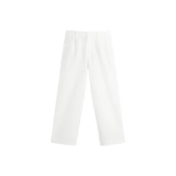 ZARA Casual Pants Men White