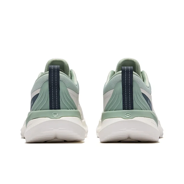 Erke Shock Absorbers Rebound Low Top City Commute Running Shoes Men's Wild Gray Emerald Wave-3