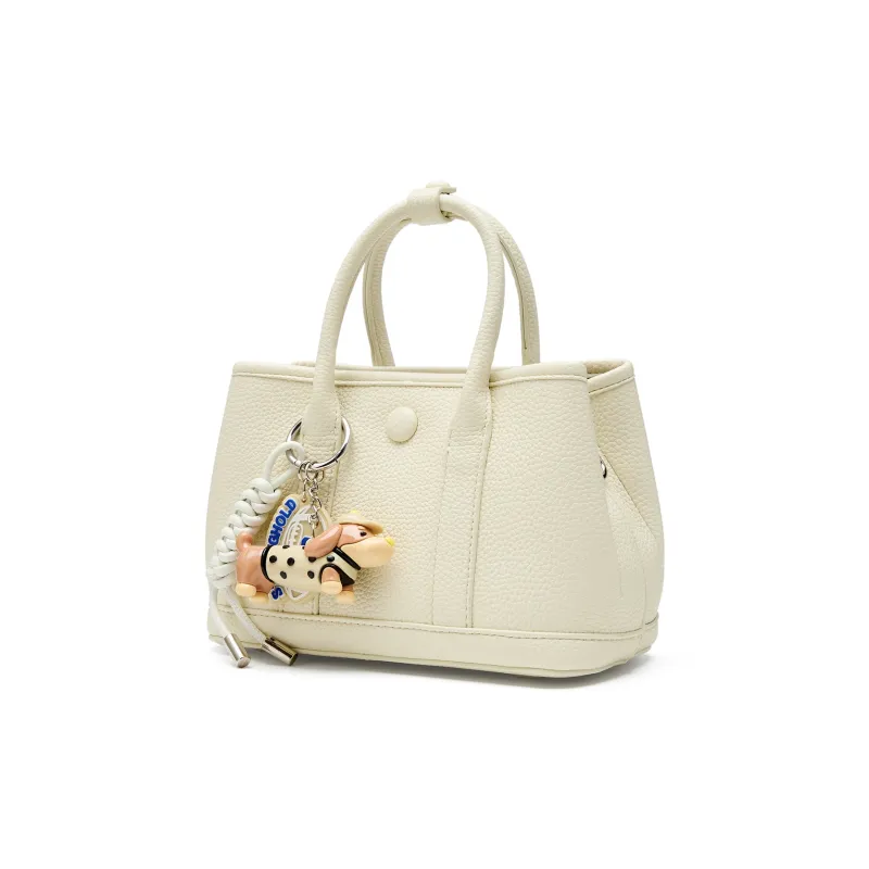 JOSINY Synthetic Leather Shoulder Bag, Crossbody Bag, Handbag Women's Ecru/Light Yellow-5