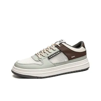 BAKE Anti Slip And Wear Resistant Height Increasing Low Top Skateboard Shoes Men's