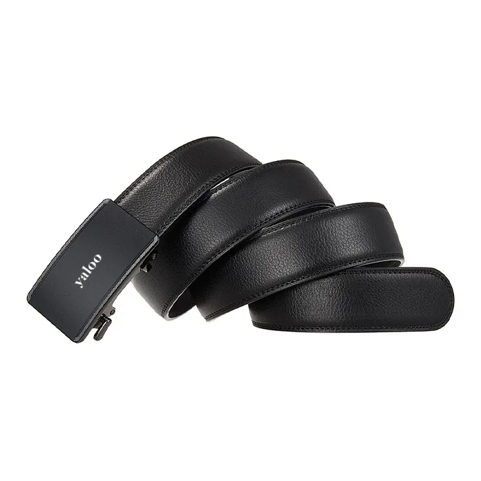 Yalu Cow Split Leather Belts Men's 3.5CM-2