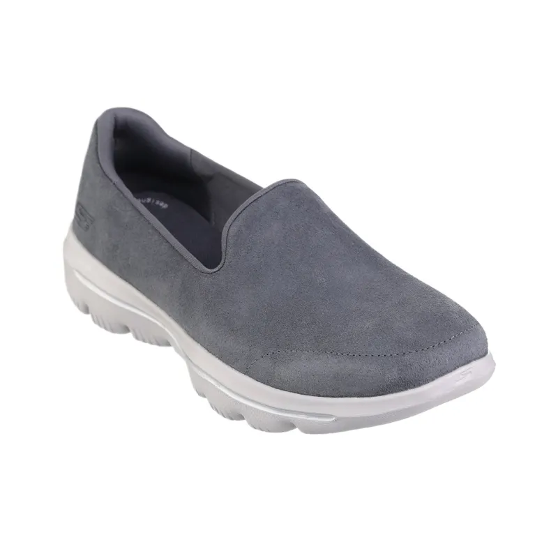 Skechers Go Walk Evolution Ultra Low Top Casual Shoes Women's Gray-2