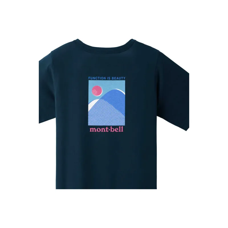 MONTBELL Regular T Shirt Women's Blue-3