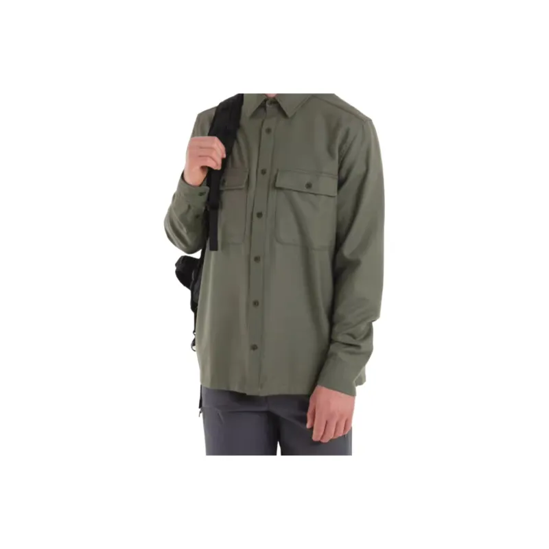 Icebreaker Shirt Men's Olive Green-0