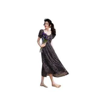 【dme】 Short Sleeved Dress Women's