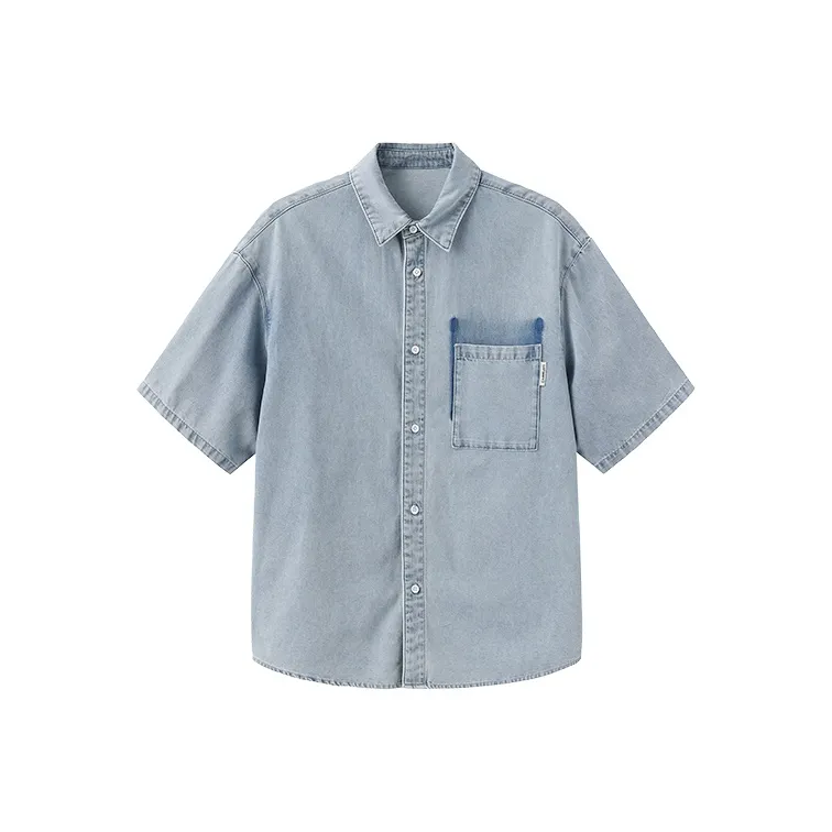 ZUO Shirts Men Steel Blue-0