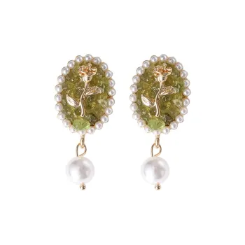 Yiru Alloy Electroplated Earrings Women's