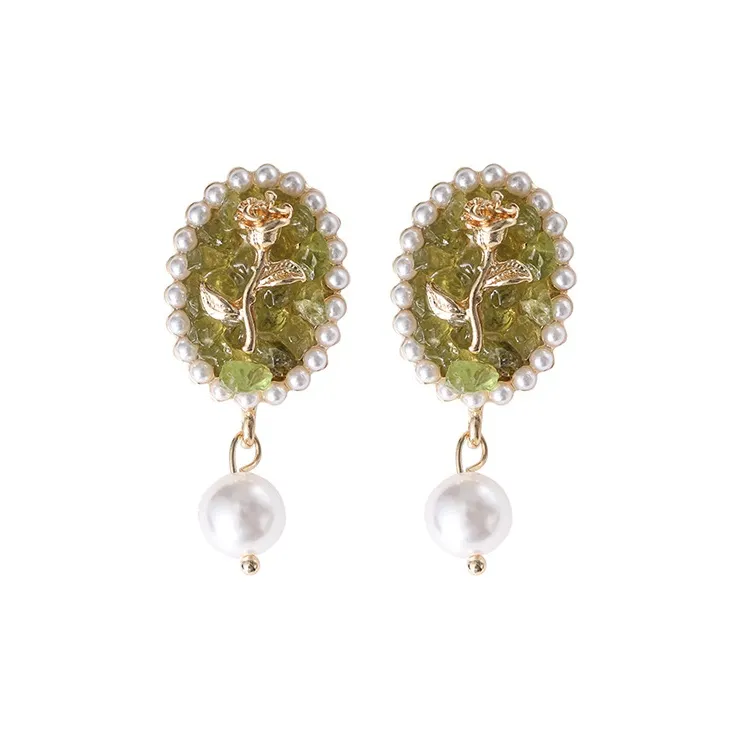 Yiru Alloy Electroplated Earrings Women's-0