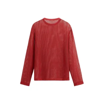 ZARA T Shirts Men Red
