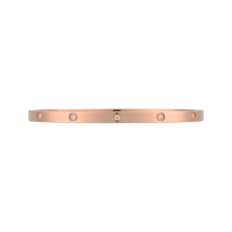 CARTIER 10 Pcs Diamond Bangles Women's-1