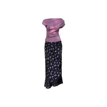 MA JOURNEE Two Piece Skirt Sets Women's