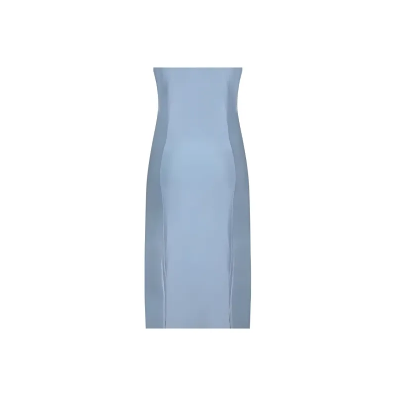 Paco Rabanne Sleeveless Ruched Pression Dress-3