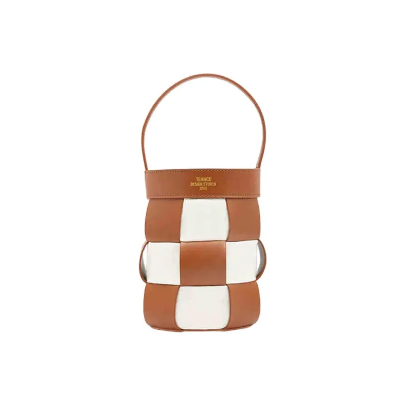 TENNCO Cow Leather Bucket Bag Handbag Trumpets Women's Multicolor-9