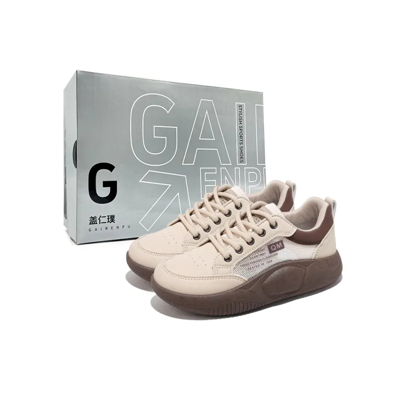 Gai Renpu Slip Resistant, Abrasion Resistant, Breathable Low Top Skateboard Shoes Women's-6
