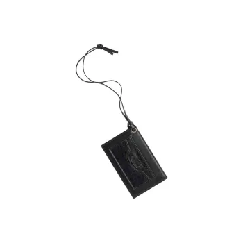 Balenciaga Sheepskin Card Holder Regular Women's Black