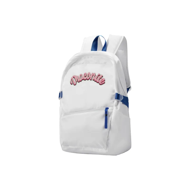 DRACONITE Polyester Student Backpack Regular Unisex Ecru-34