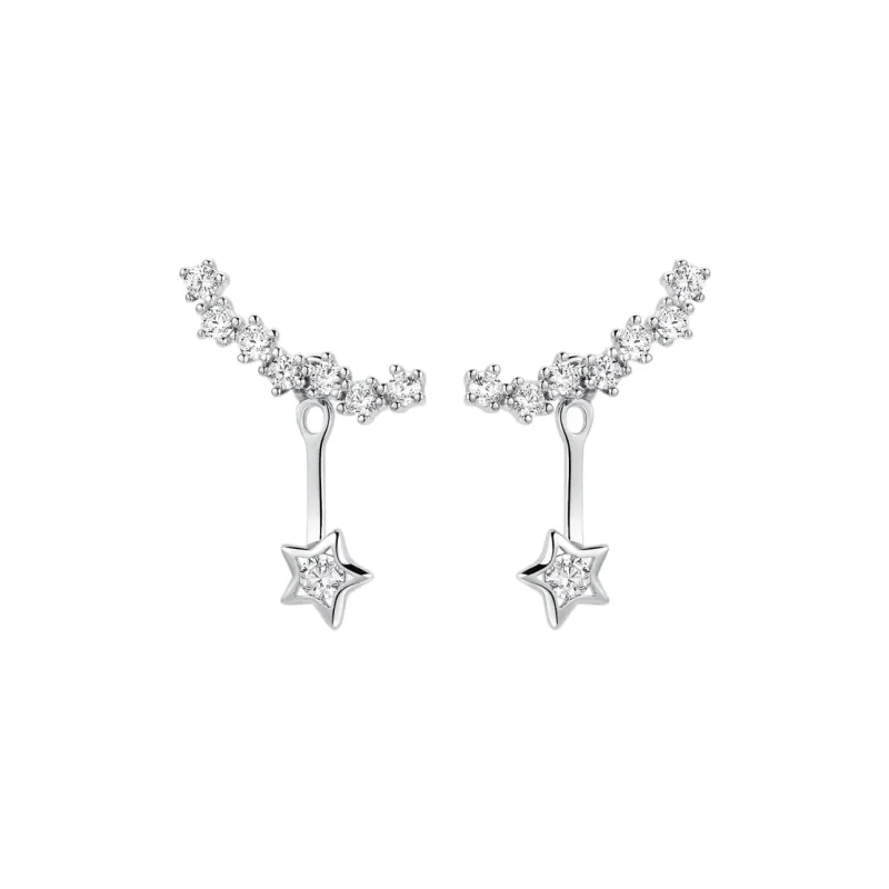 WAW Artificial Zircon Earrings Women's-0