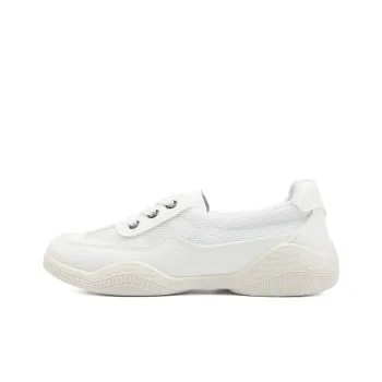 RENBEN Breathable And Lightweight Low Top Casual Shoes Women's White