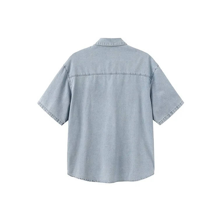 ZUO Shirts Men Steel Blue-1
