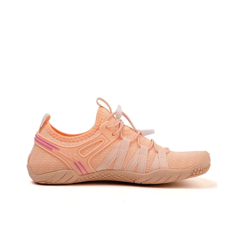 Binary Slip Resistant Quick Dry Lightweight Low Top Casual Shoes Women's Pink-1