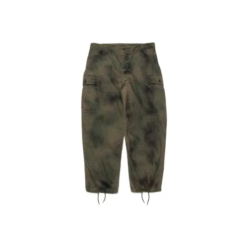 Bowwow SS25 JUNGLE FATIGUE CARGO PANTS SPRAY CAMO Cargo Pants Unisex
