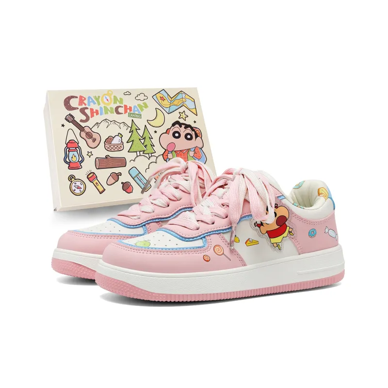 Crayon Shinchan Low Top Skateboard Shoes Unisex-49