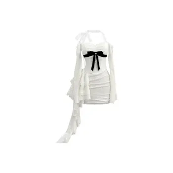 POPO.INFO Slip Dresses Women's White