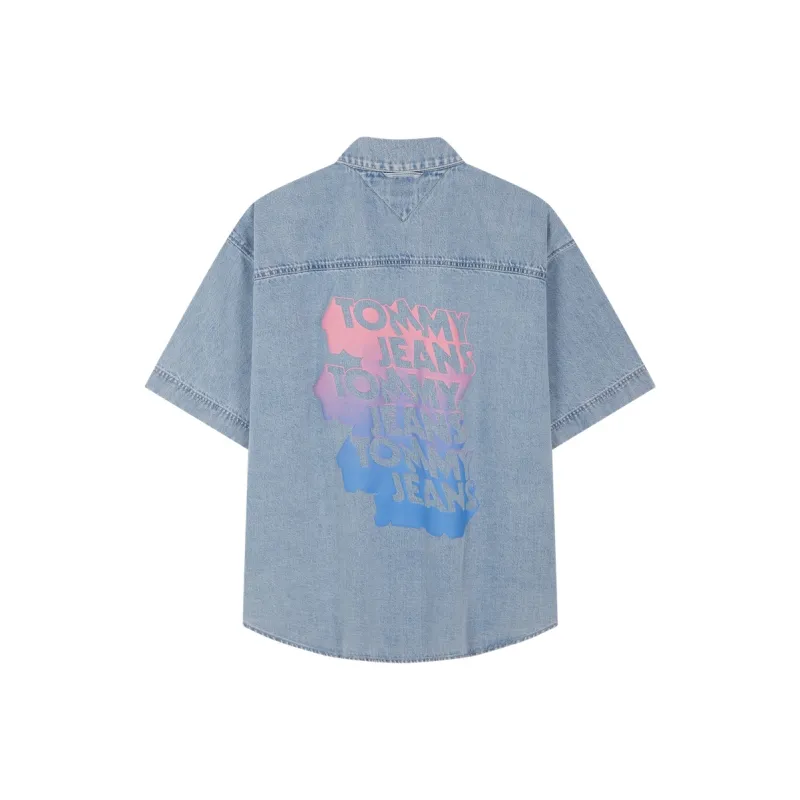 Tommy Hilfiger Shirts Men Denim Blue 1AB-1